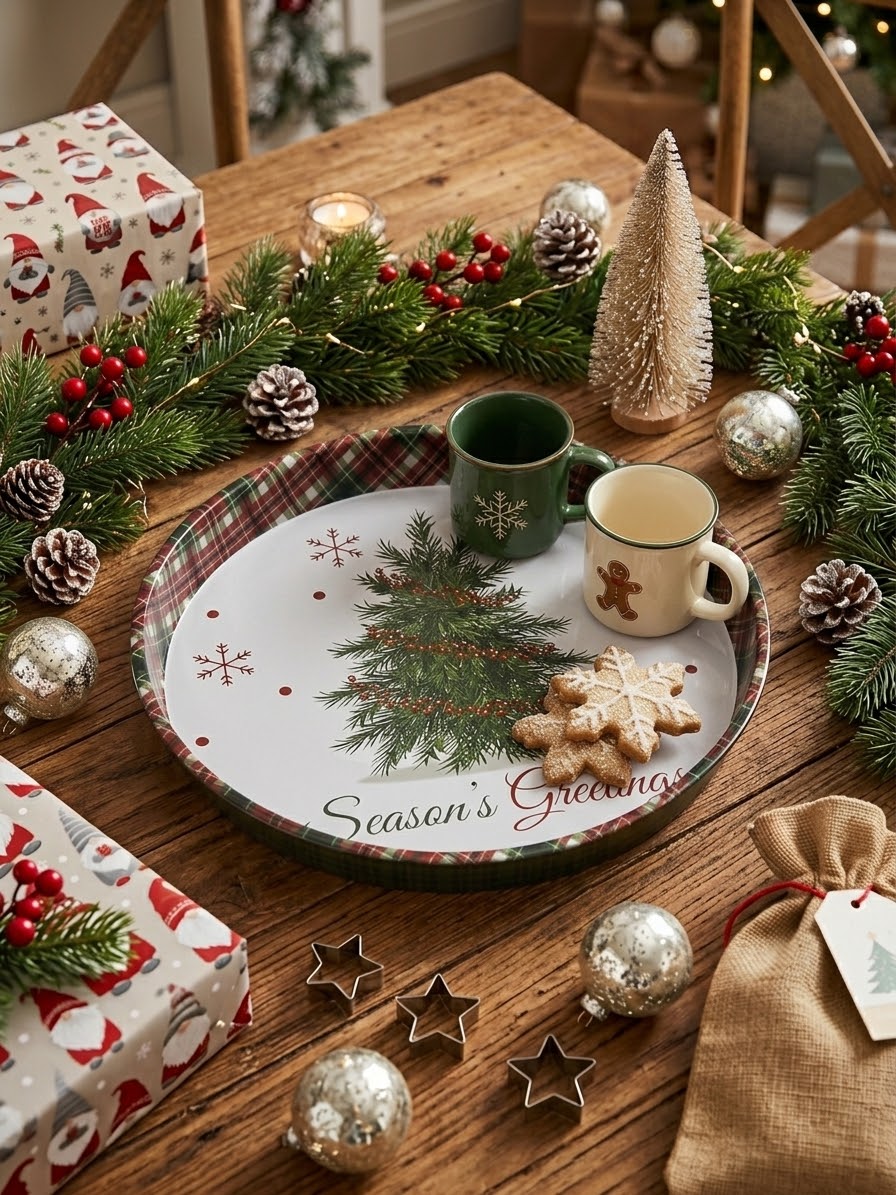 Season’s Greetings Tray