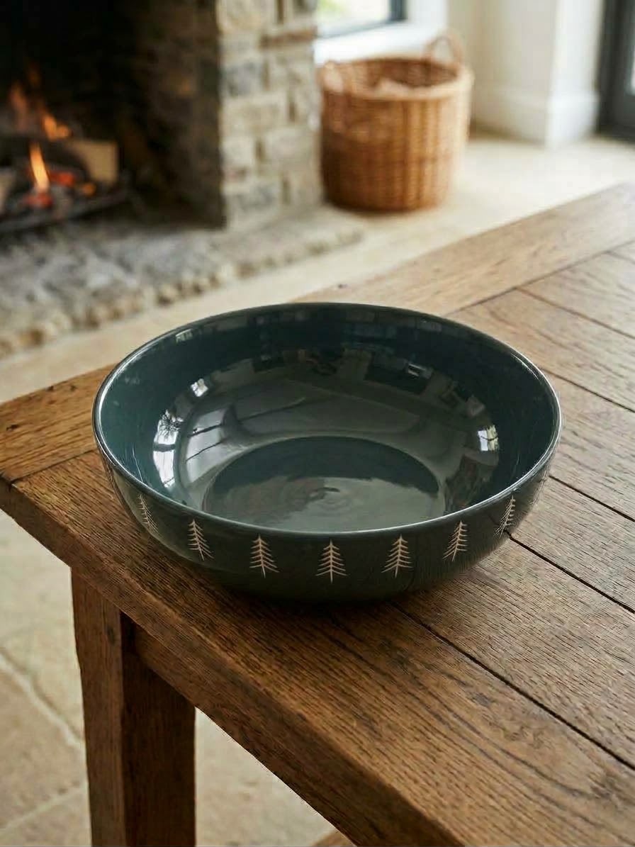Christmas Big Ceramic Bowl