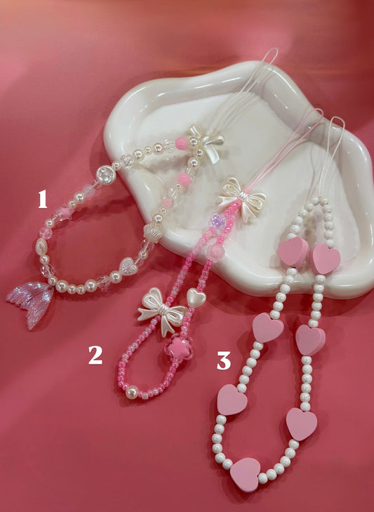 Bows & Hearts Phone Straps