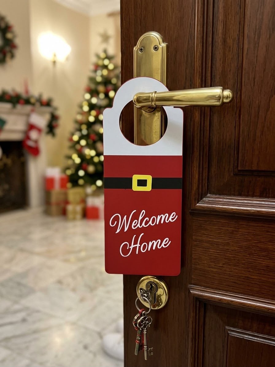 Christmas Door Handle