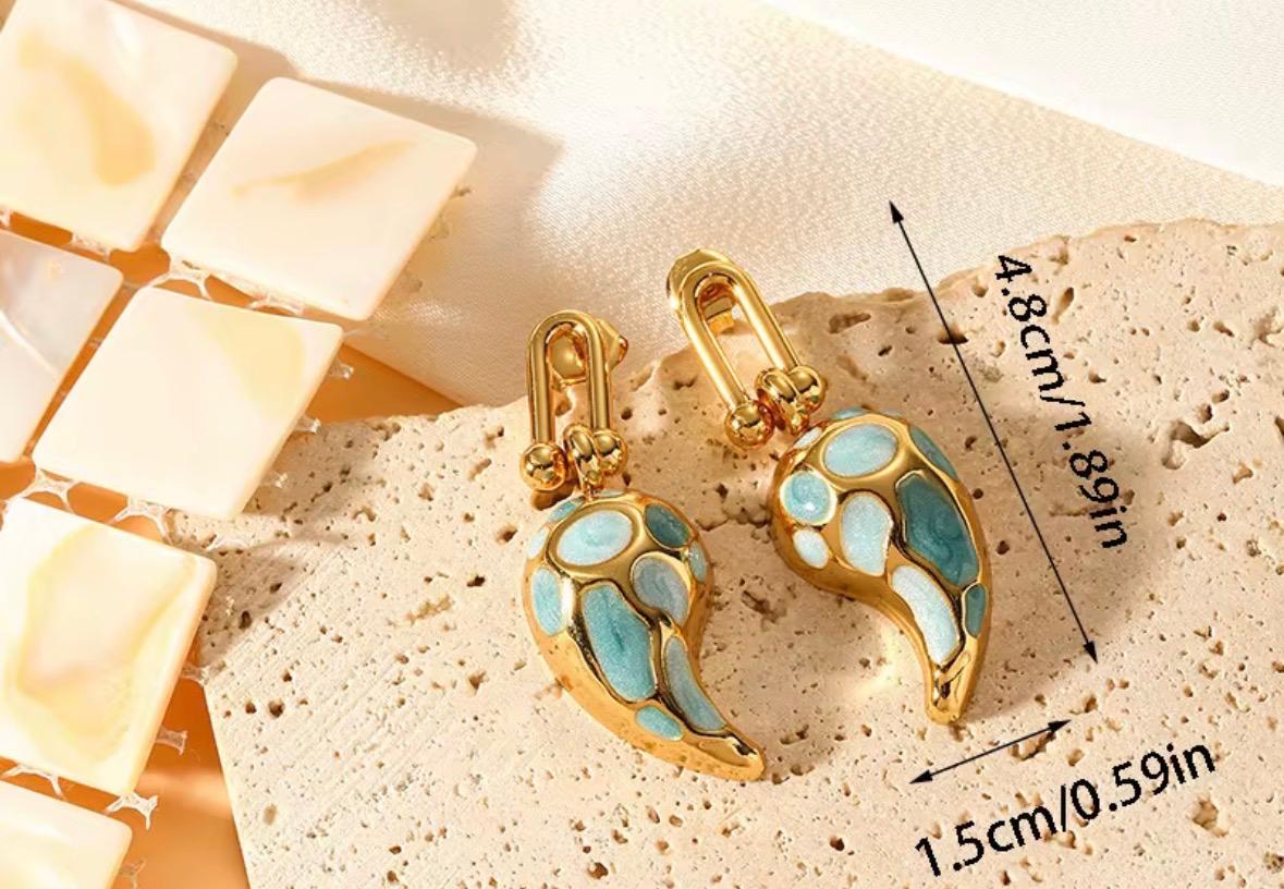 Pebble Drop Earrings