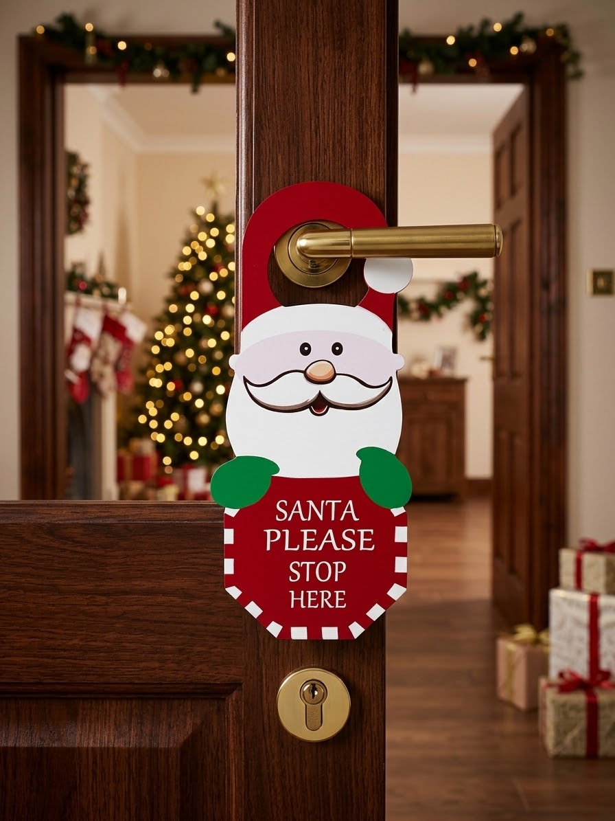 Christmas Door Handle