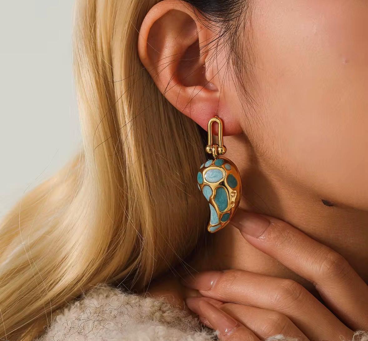 Pebble Drop Earrings