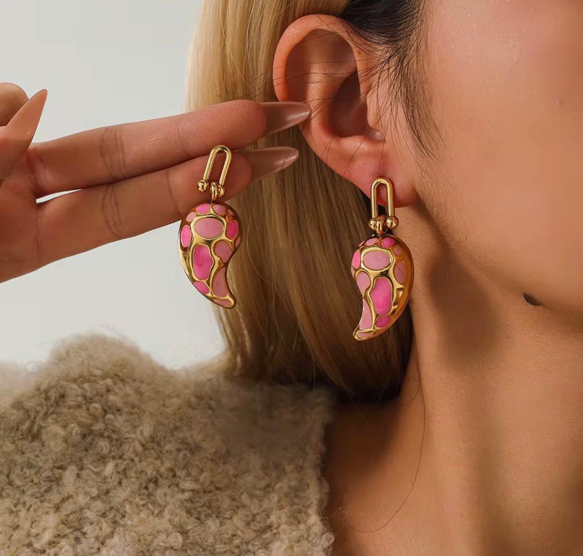 Pebble Drop Earrings