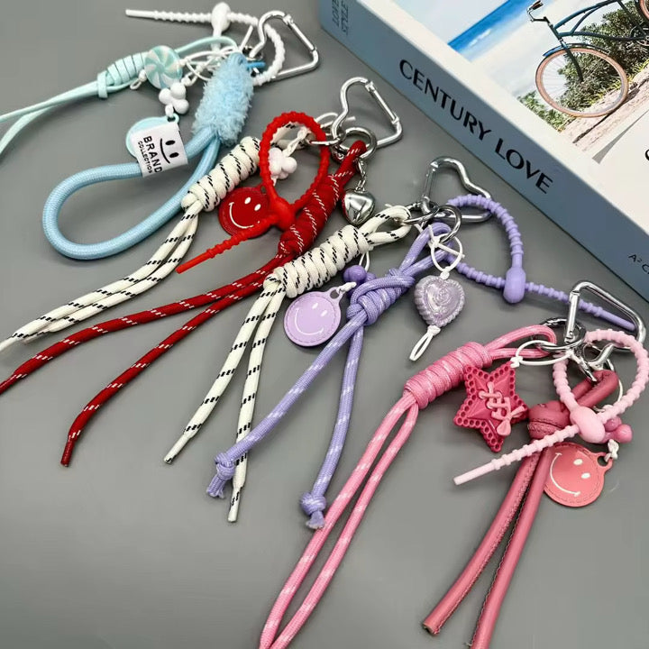 Happy Face Bag Charm