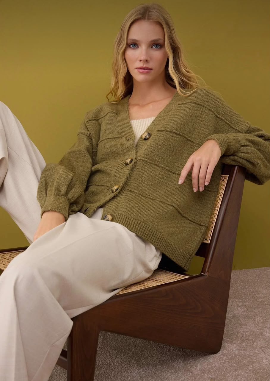 Oversized Knit Cardigan