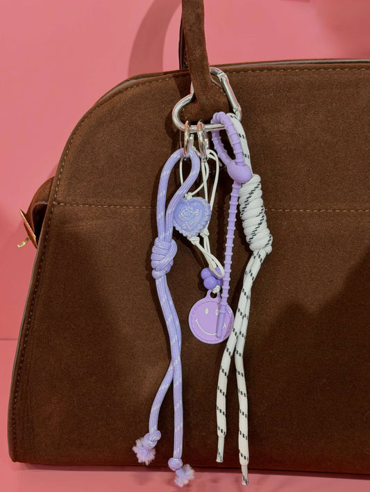 Happy Face Bag Charm
