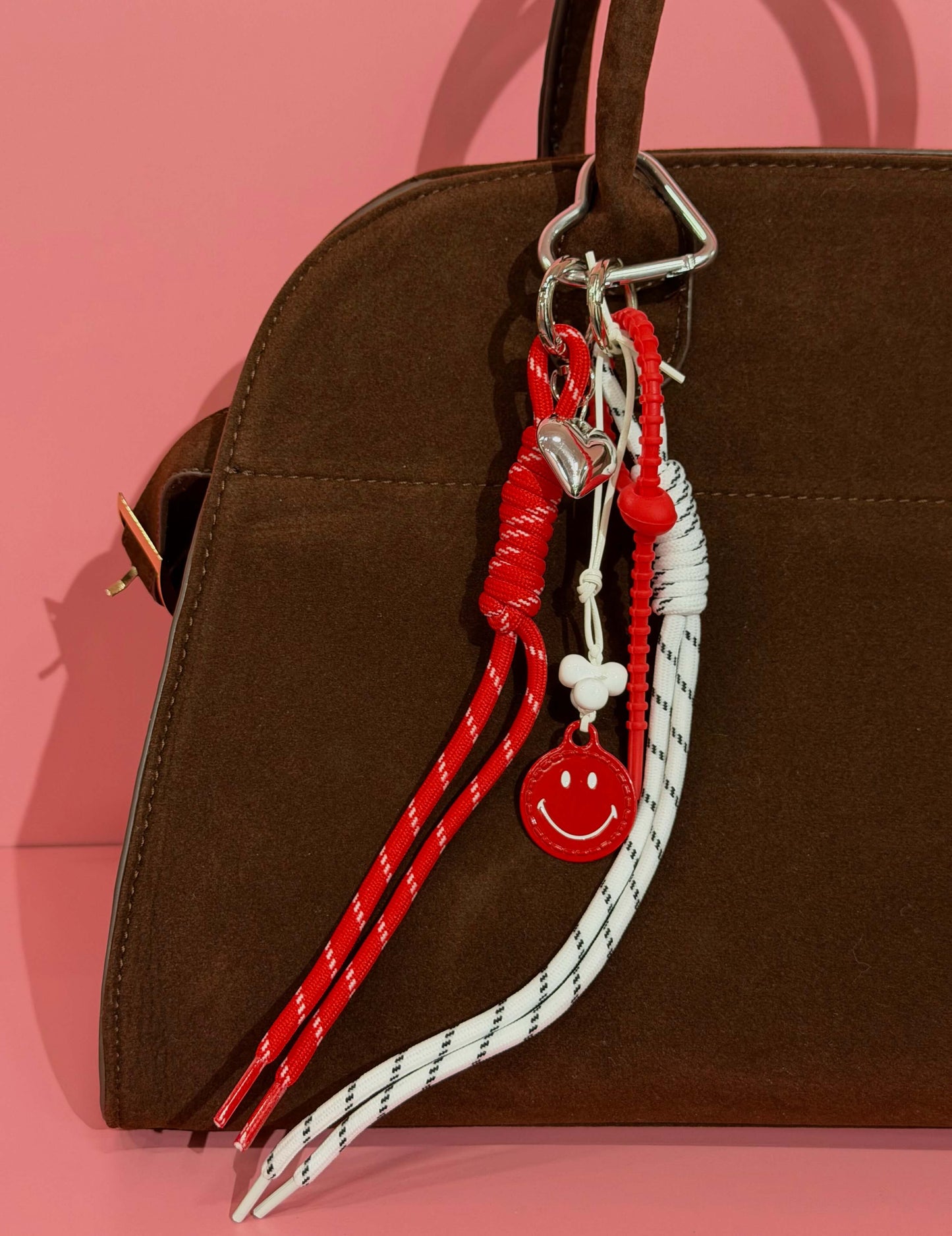 Happy Face Bag Charm